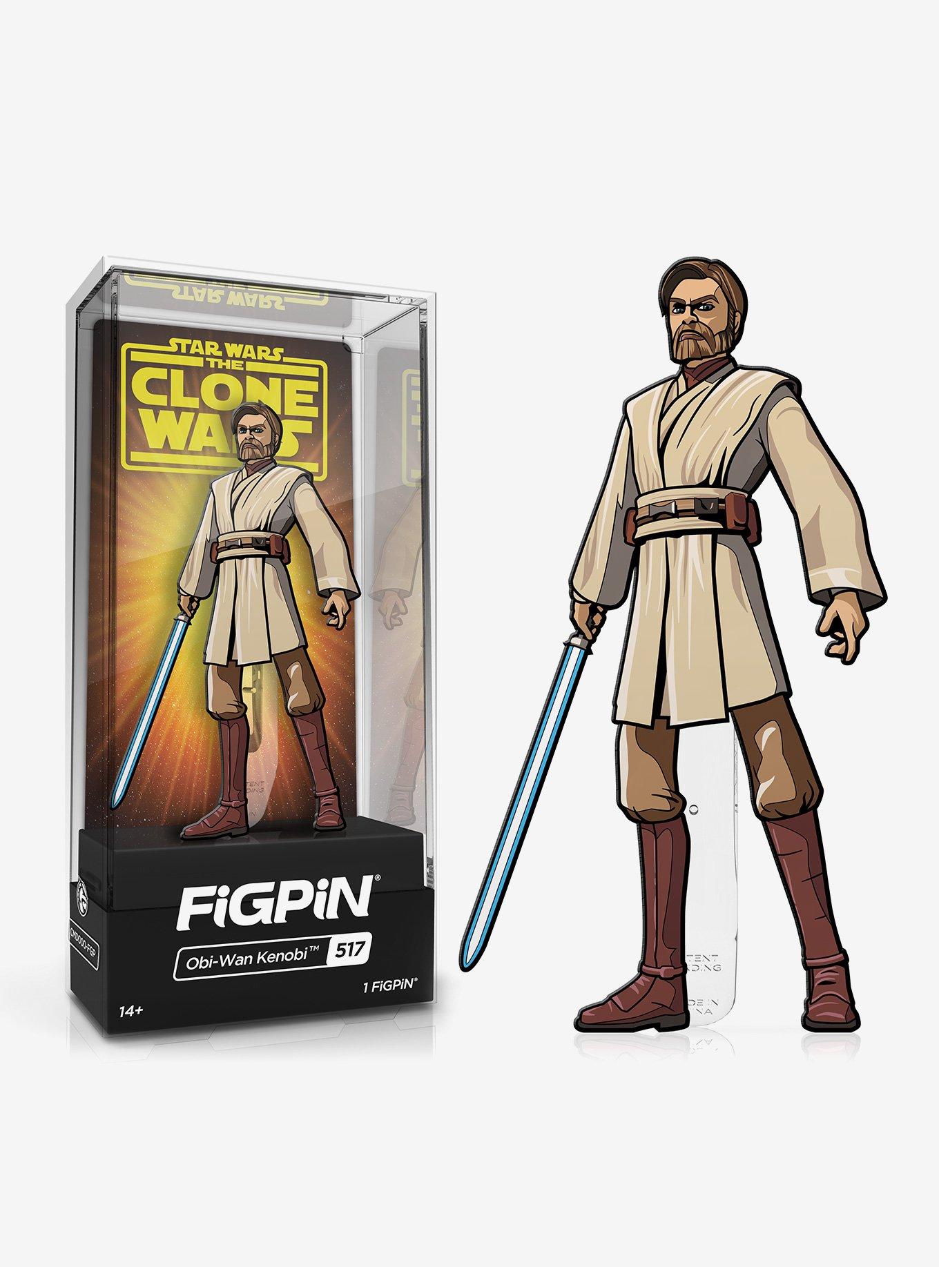 FiGPiN Star Wars: The Clone Wars Obi-Wan Kenobi Enamel Pin, , hi-res