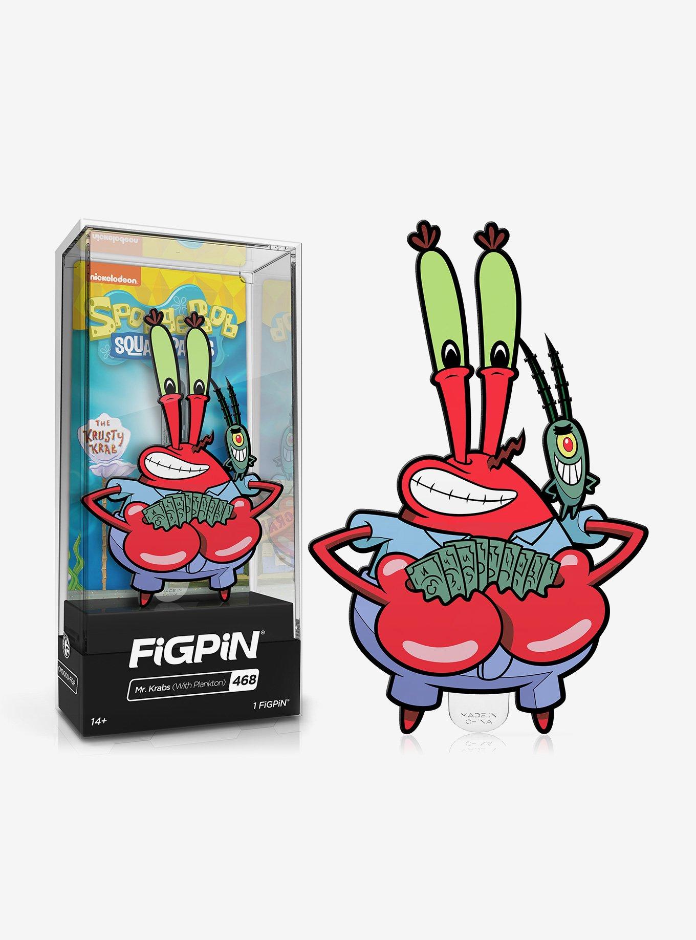FiGPiN SpongeBob SquarePants Mr. Krabs (with Plankton) Enamel Pin, , hi-res