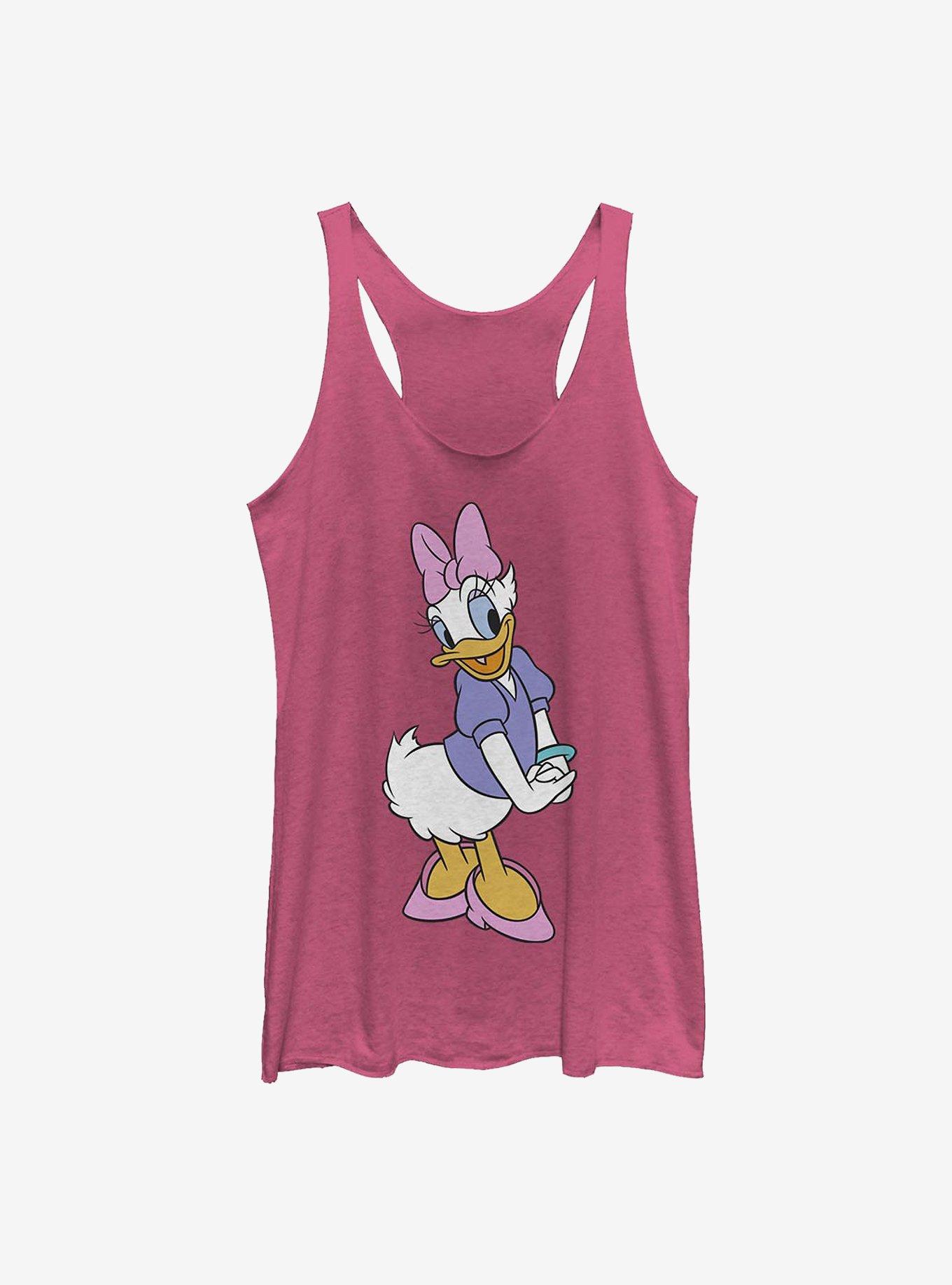 Disney Daisy Duck Traditional Daisy Girls Tank, PINK HTR, hi-res