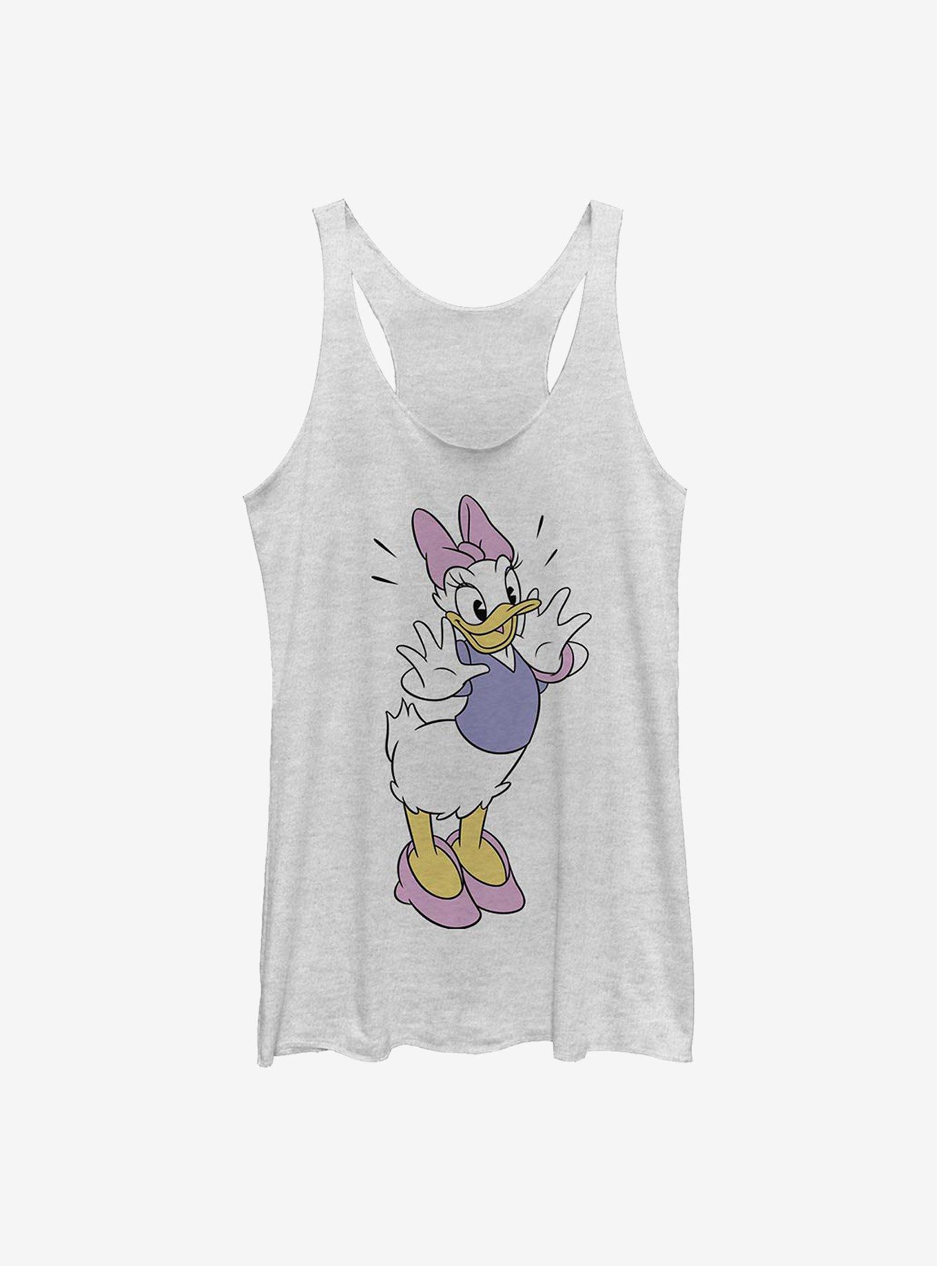 Disney Daisy Duck Classic Vintage Daisy Girls Tank, WHITE HTR, hi-res