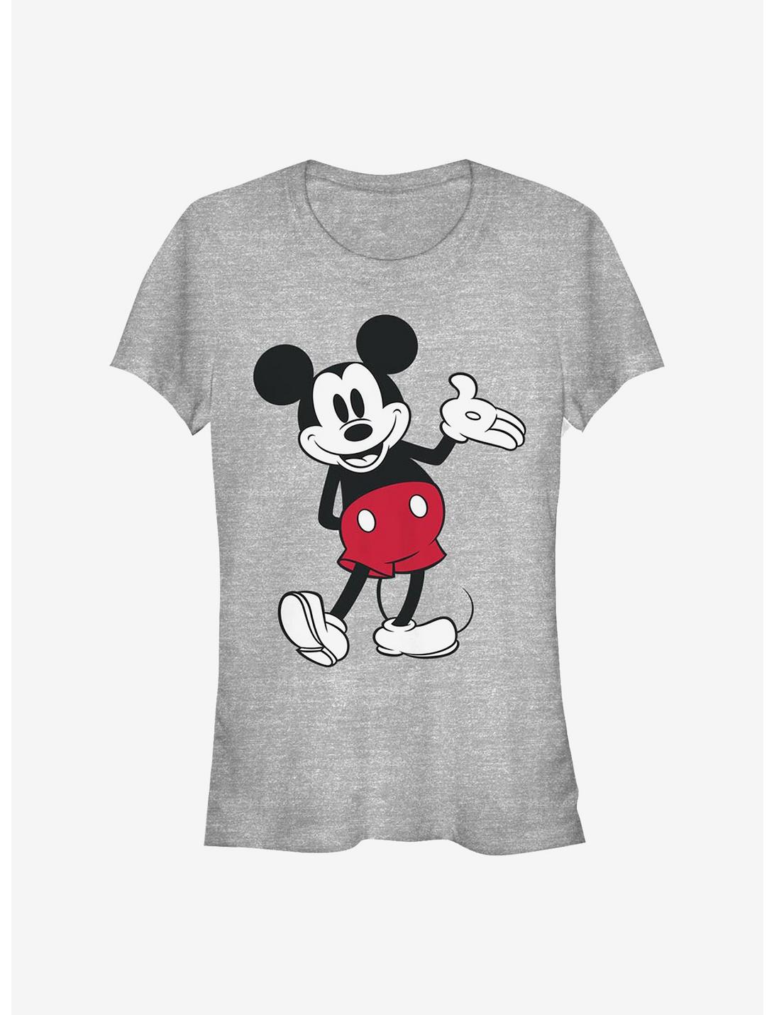 Disney Mickey Mouse World Famous Mouse Girls T-Shirt, ATH HTR, hi-res