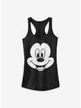 Disney Mickey Mouse Big Face Mickey Girls Tank, BLACK, hi-res