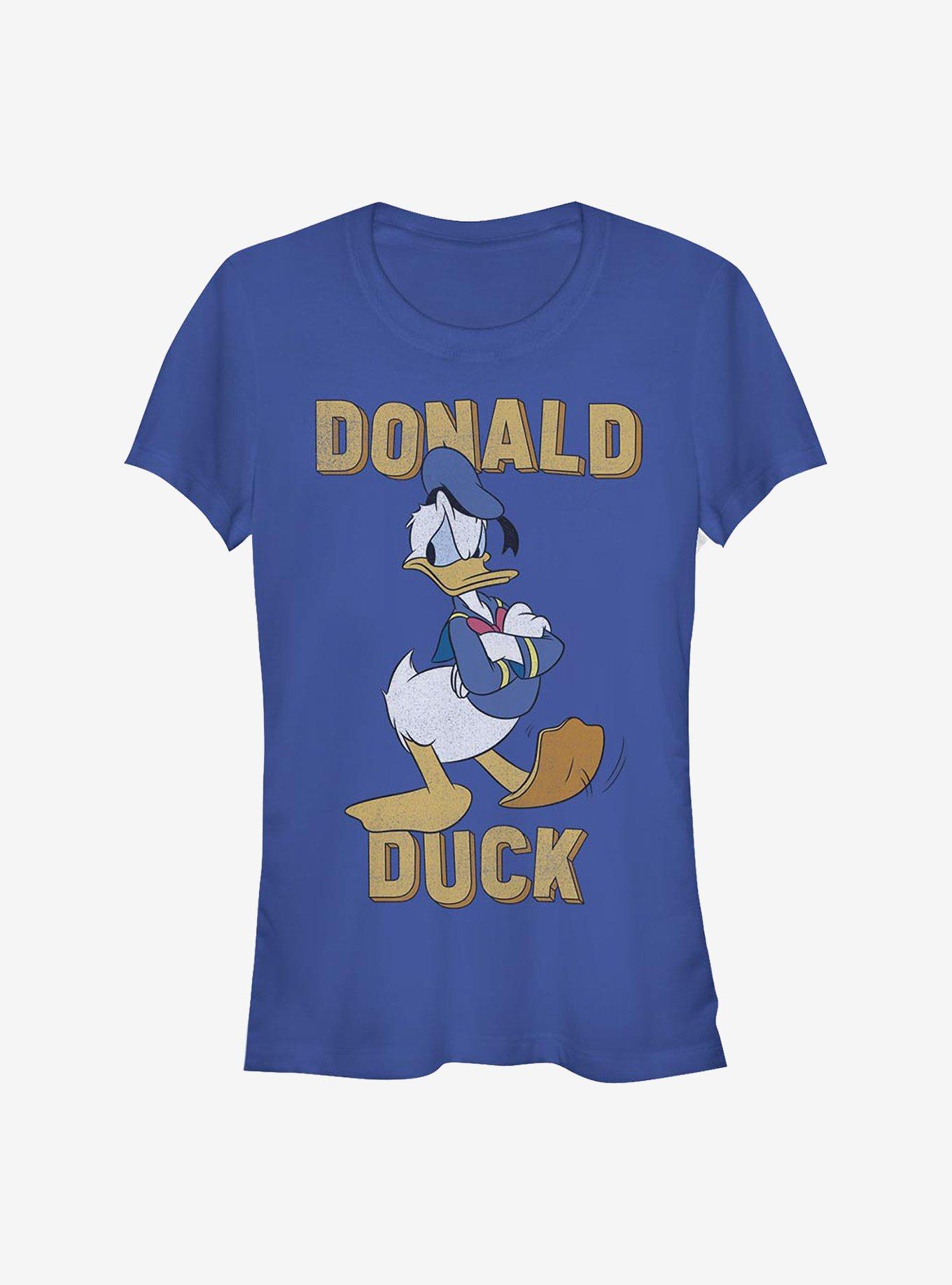 Disney Donald Duck Fed Up Girls T-Shirt, ROYAL, hi-res