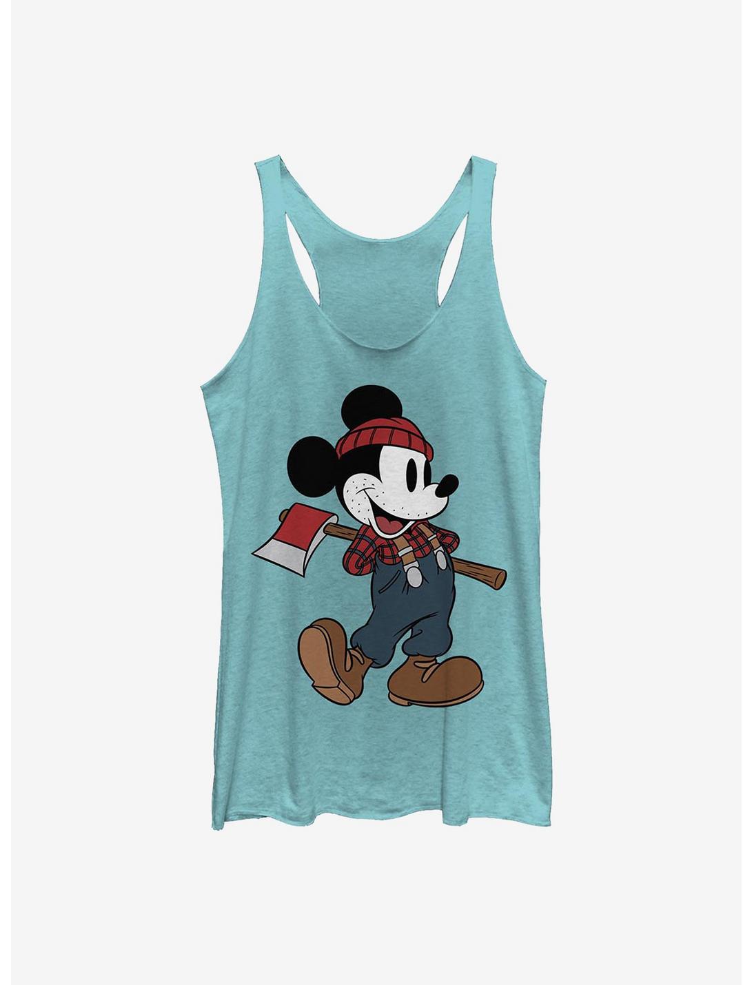 Disney Mickey Mouse Lumberjack Mickey Girls Tank, TAHI BLUE, hi-res