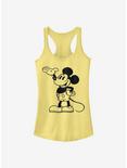 Disney Mickey Mouse Mickey Pose Girls Tank, BANANA, hi-res