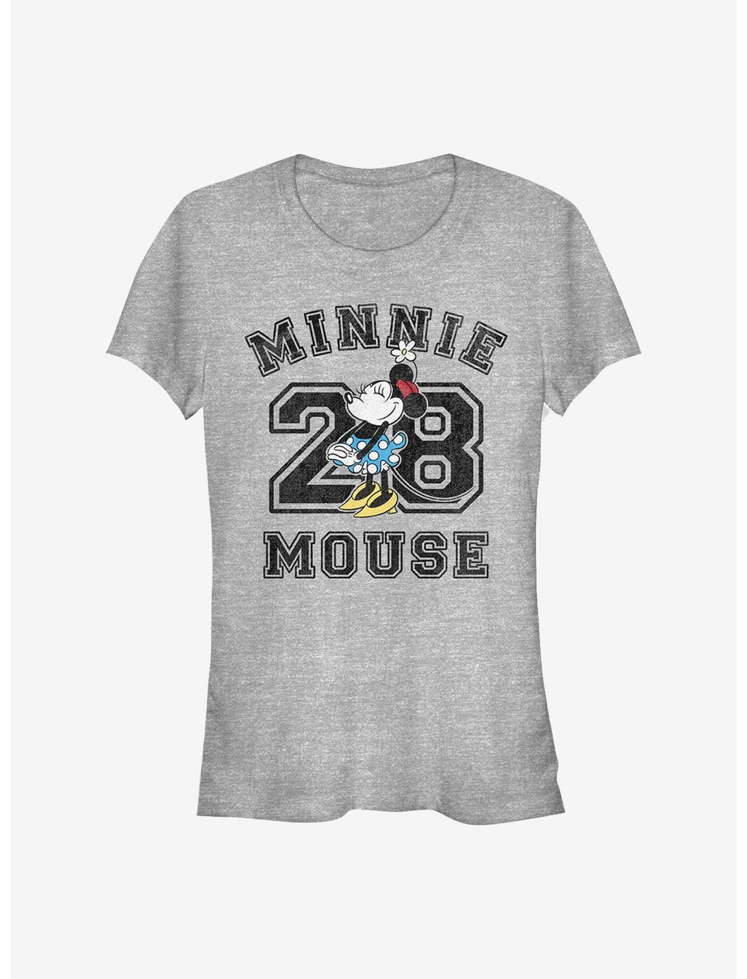 Disney Minnie Mouse Minnie Mouse Collegiate Girls T-Shirt, ATH HTR, hi-res