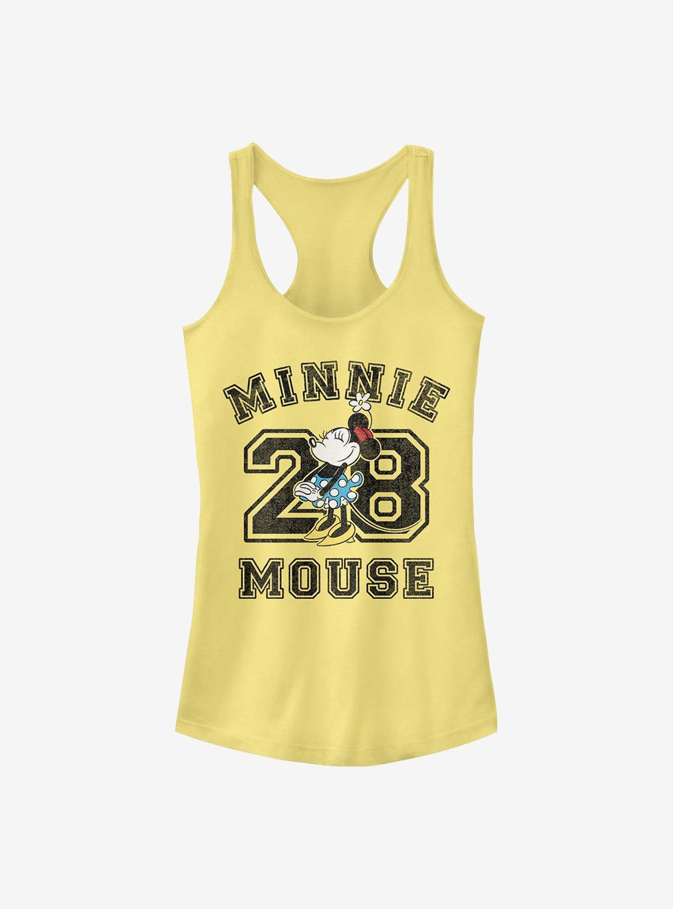 Disney Minnie Mouse Minnie Mouse Collegiate Girls Tank, BANANA, hi-res