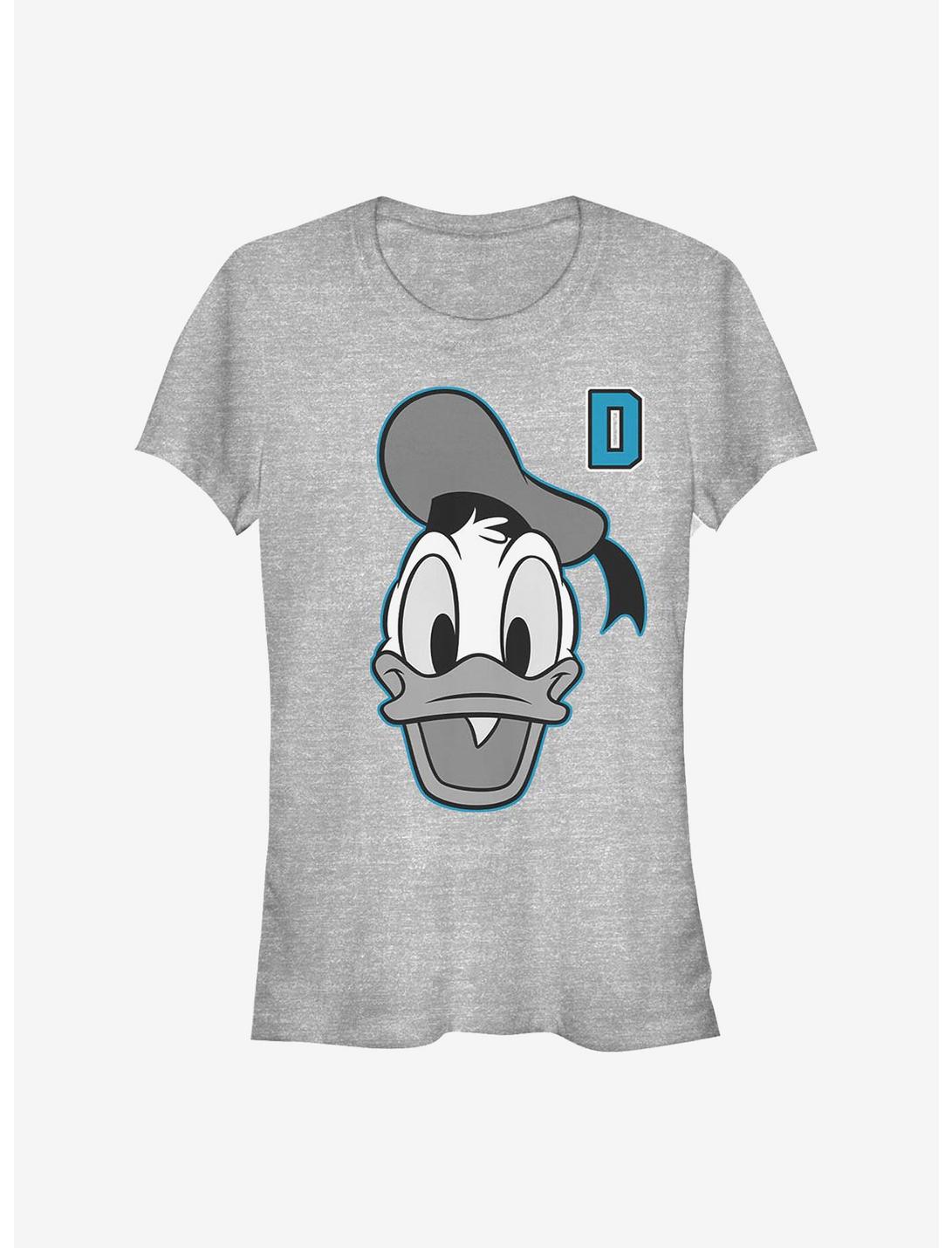 Disney Donald Duck Letter Duck Girls T-Shirt, ATH HTR, hi-res