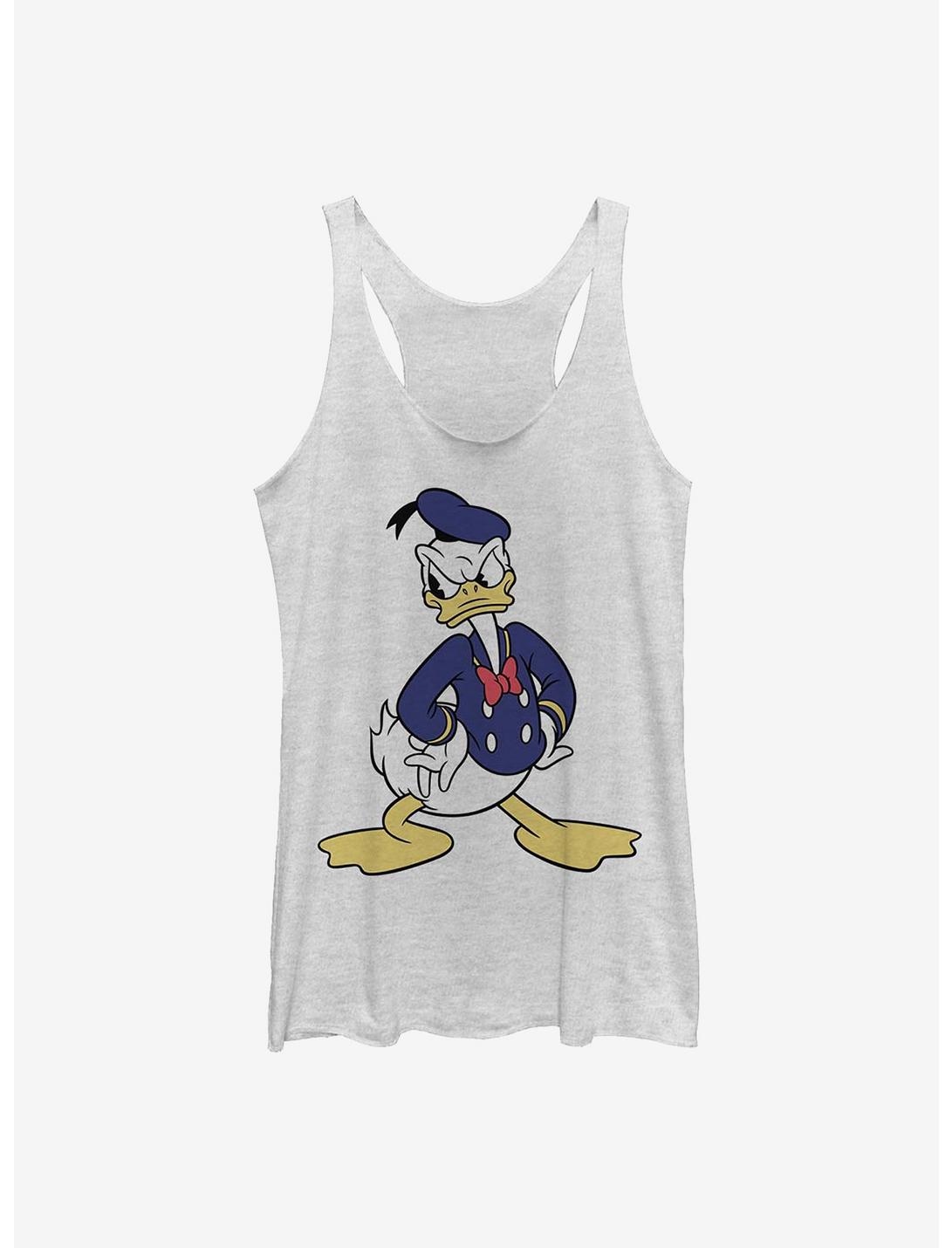 Disney Donald Duck Classic Vintage Donald Girls Tank, WHITE HTR, hi-res