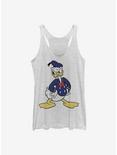 Disney Donald Duck Classic Vintage Donald Girls Tank, WHITE HTR, hi-res