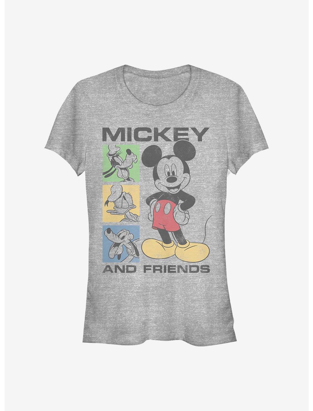 Disney Mickey Mouse Box Seats Girls T-Shirt, ATH HTR, hi-res