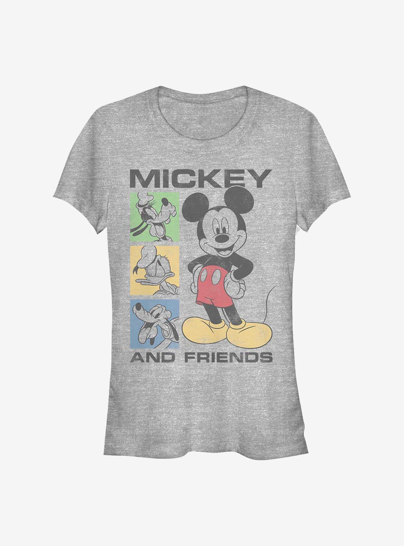 Disney Mickey Mouse Box Seats Girls T-Shirt, ATH HTR, hi-res