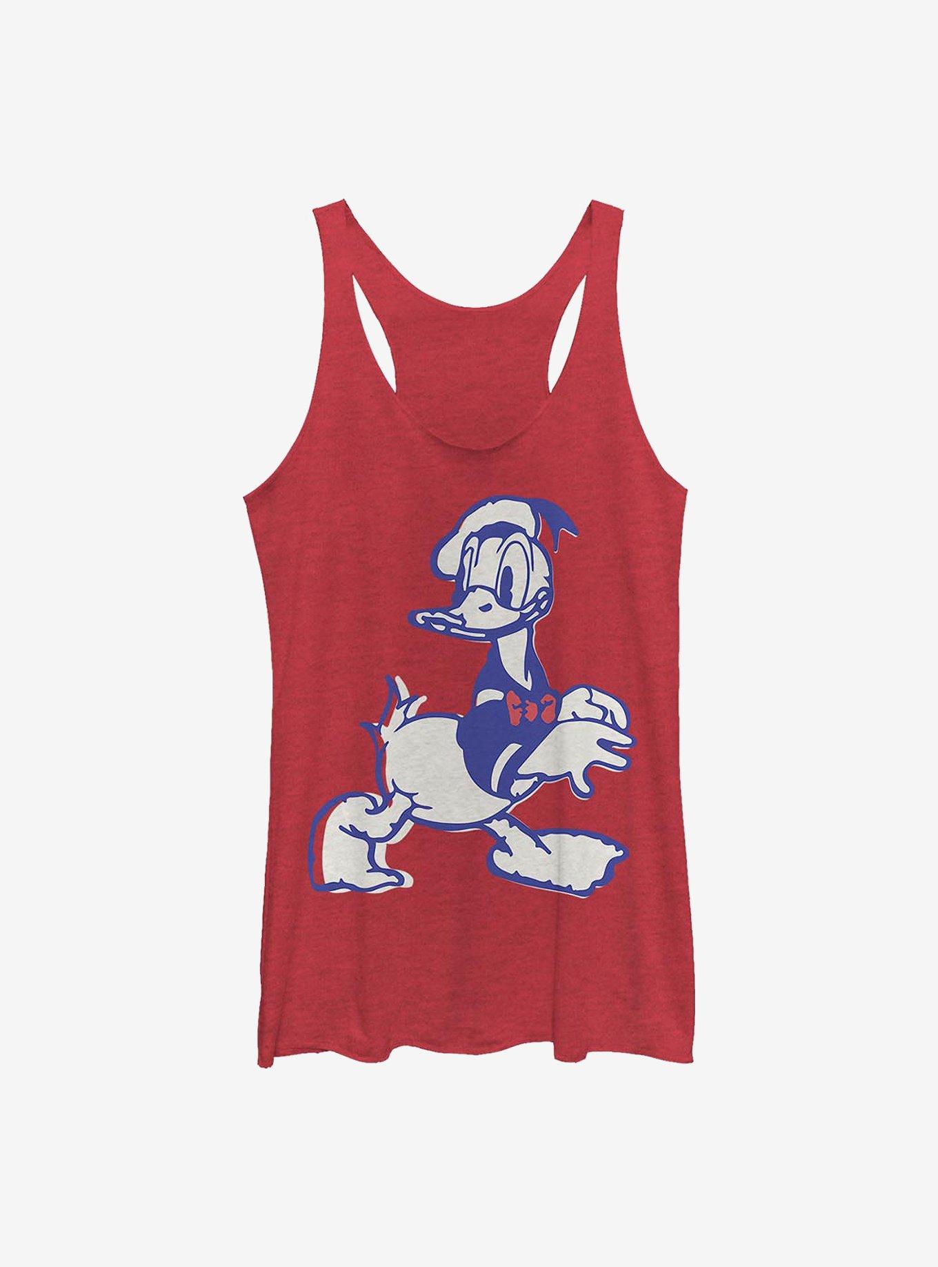 Disney Donald Duck Donald Heritage Girls Tank, RED HTR, hi-res