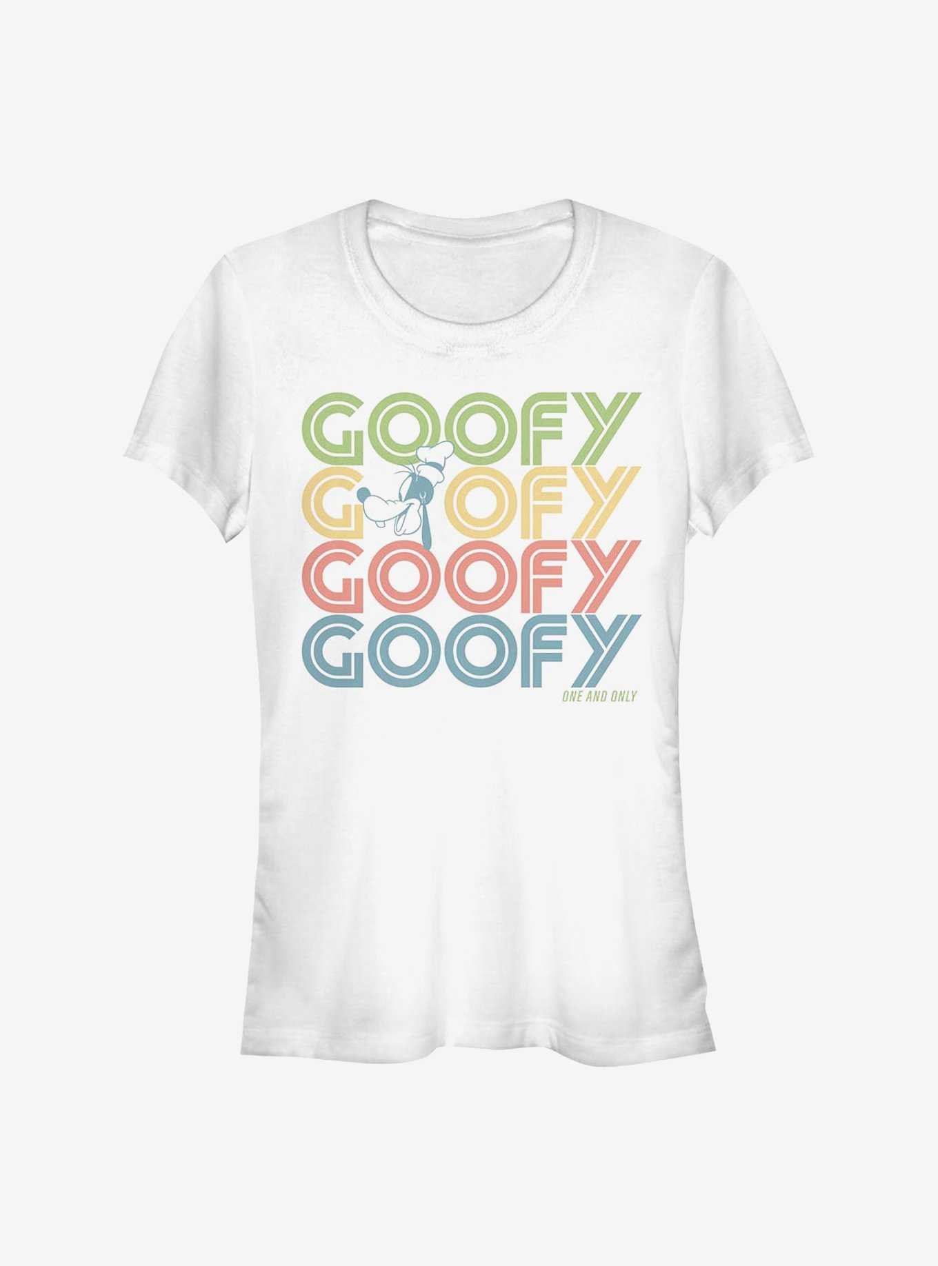 Disney Goofy Retro Stack Goofy Girls T-Shirt, WHITE, hi-res