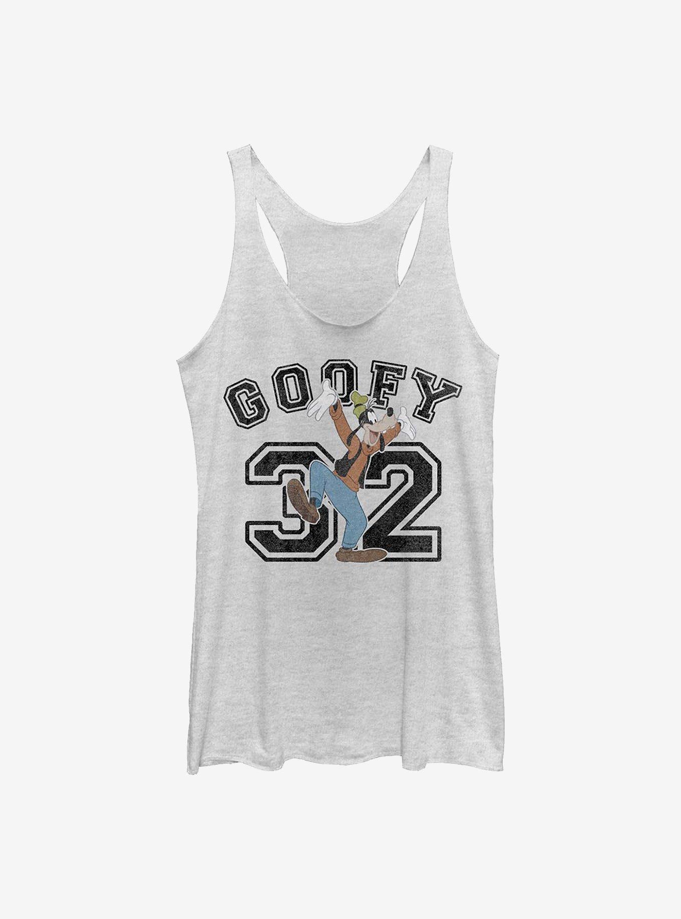 Disney Goofy Goofy Collegiate Girls Tank, WHITE HTR, hi-res