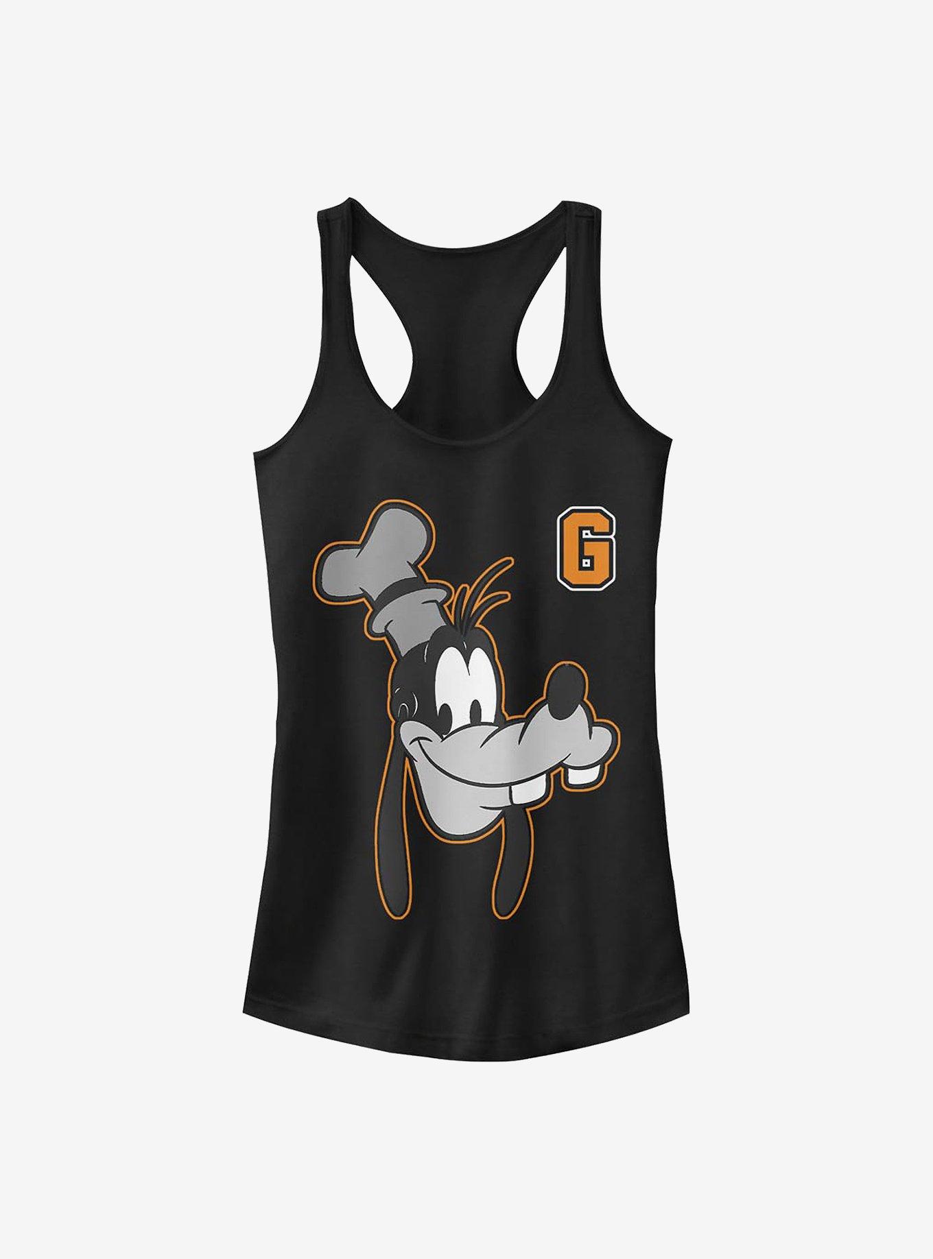 Disney Goofy Letter Goof Girls Tank, BLACK, hi-res