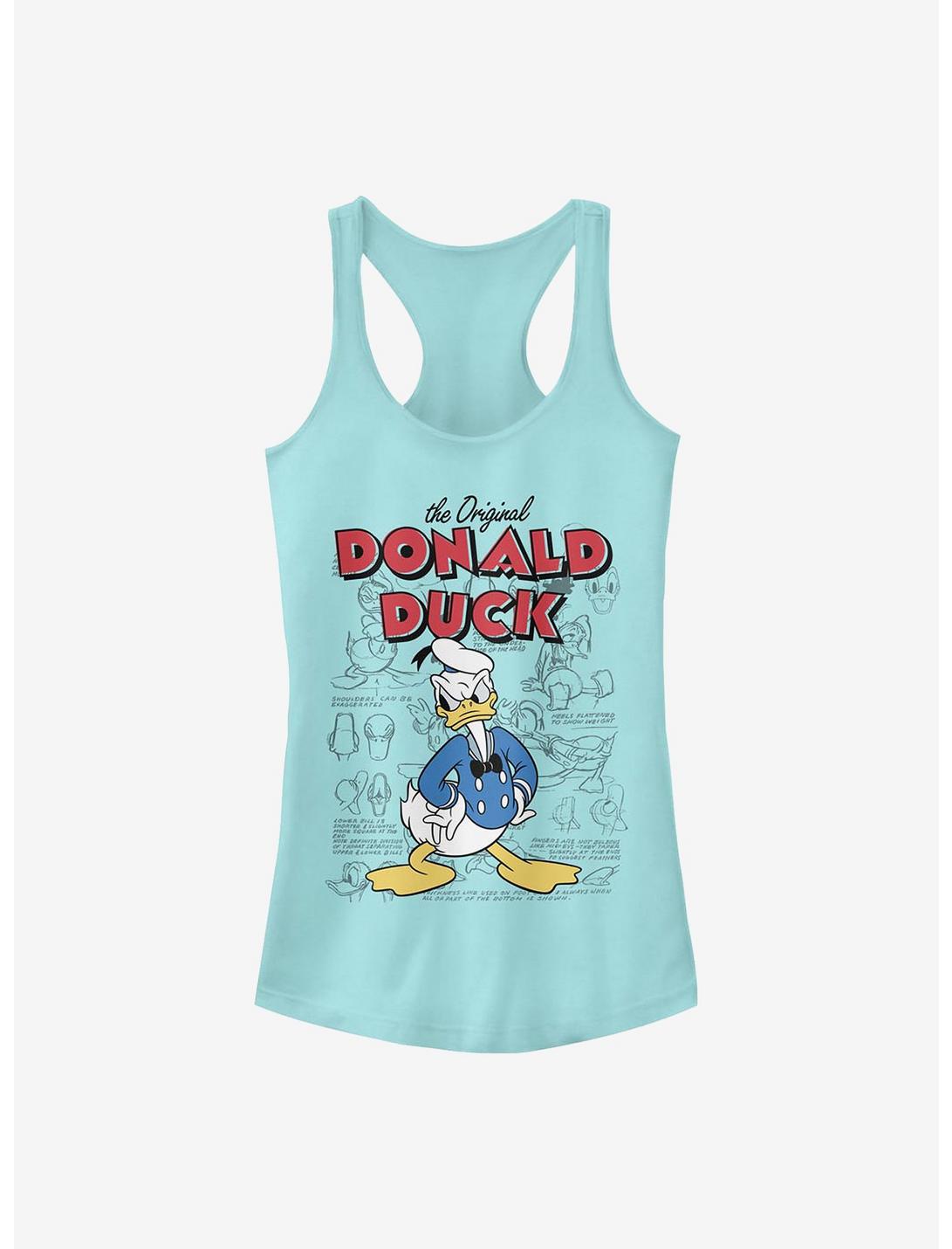 Disney Donald Duck Original Donald Sketchbook Girls Tank, CANCUN, hi-res