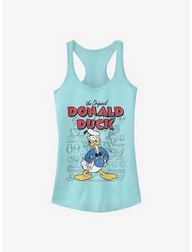 Disney Donald Duck Original Donald Sketchbook Girls Tank, , hi-res