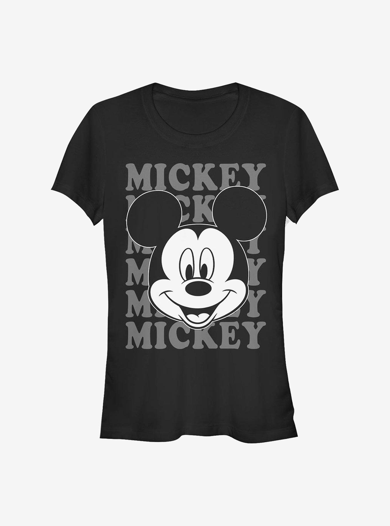 Disney Mickey Mouse All Name Girls T-Shirt, BLACK, hi-res