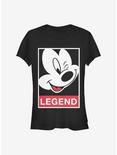 Disney Mickey Mouse Legend Girls T-Shirt, BLACK, hi-res
