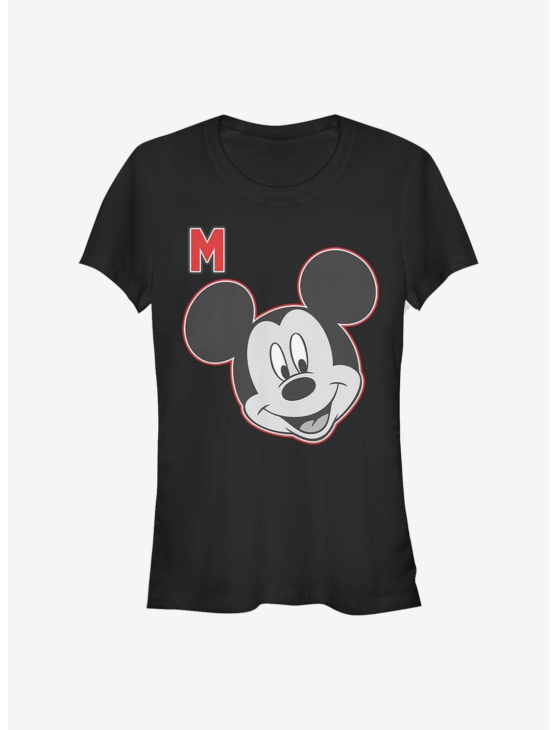 Disney Mickey Mouse Letter Mickey Girls T-Shirt, BLACK, hi-res