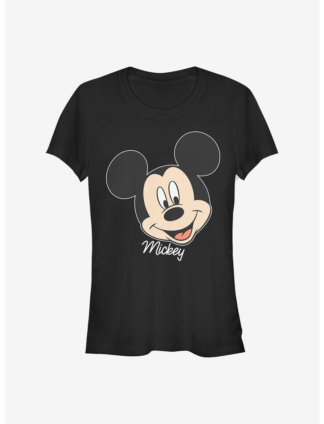 Disney Mickey Mouse Mickey Big Face Girls T-Shirt, BLACK, hi-res