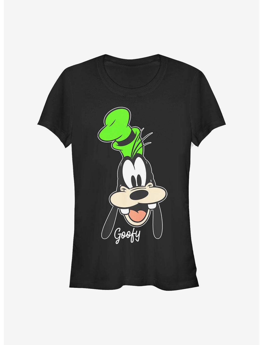 Disney Goofy Goofy Big Face Girls T-Shirt, BLACK, hi-res