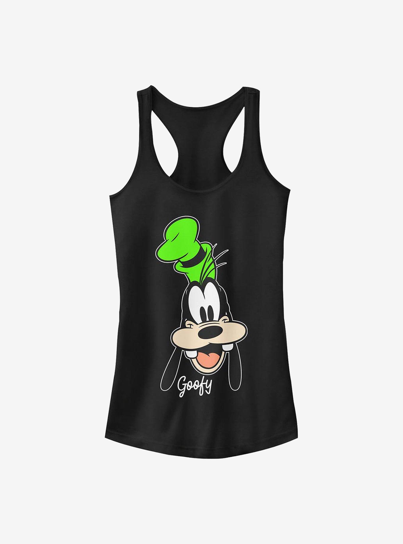 Disney Goofy Goofy Big Face Girls Tank, BLACK, hi-res