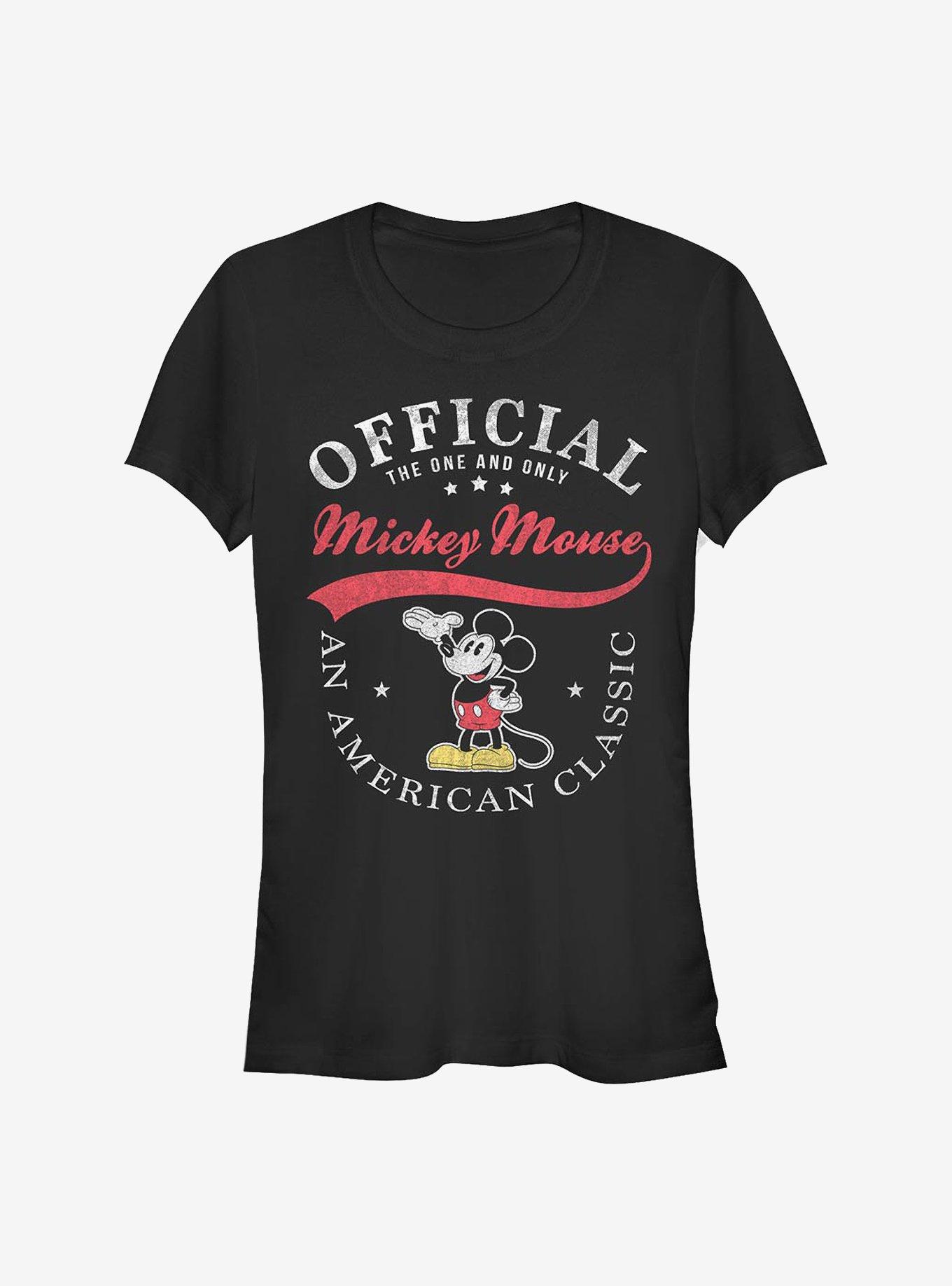 Disney Mickey Mouse Classic Mickey Girls T-Shirt, BLACK, hi-res