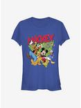 Disney Mickey Mouse Funky Bunch Girls T-Shirt, ROYAL, hi-res