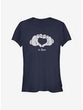 Disney Mickey Mouse Glove Heart Girls T-Shirt, , hi-res