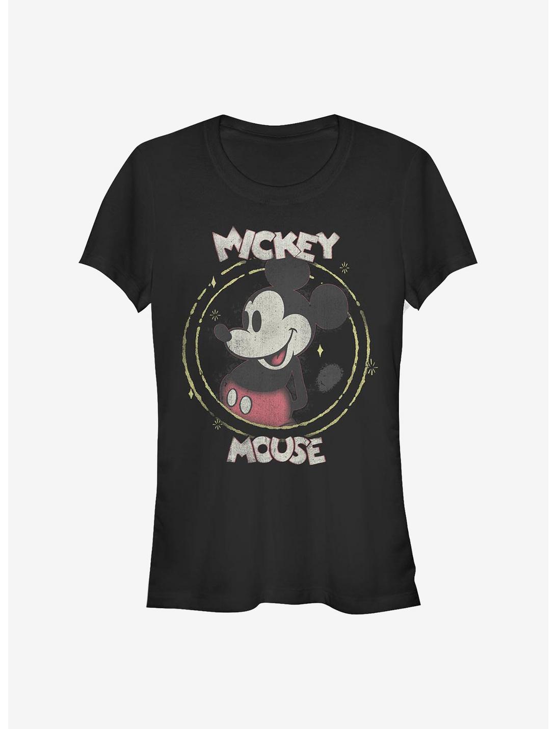 Disney Mickey Mouse Happy Mickey Girls T-Shirt, BLACK, hi-res