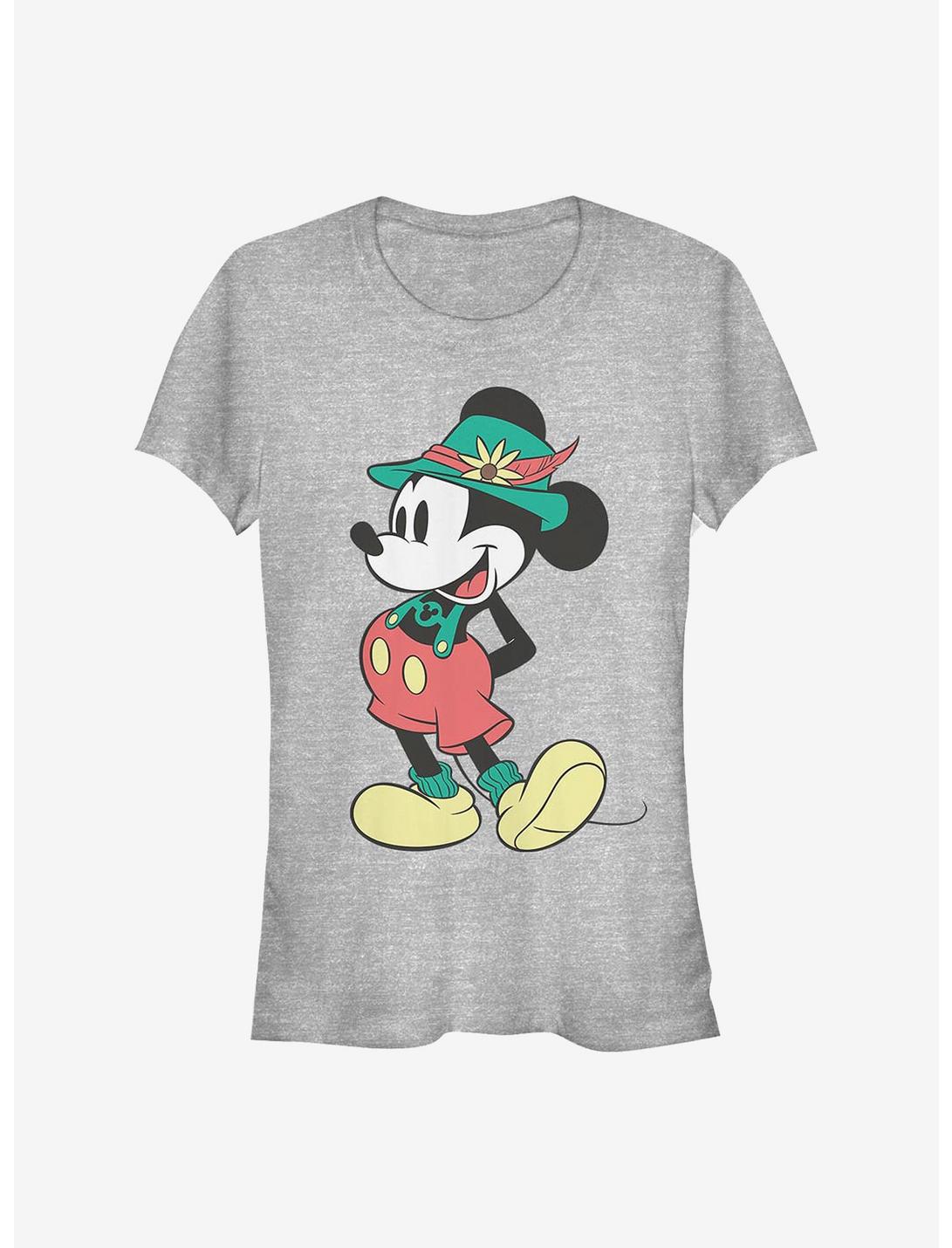 Disney Mickey Mouse Lederhosen Basics Girls T-Shirt, ATH HTR, hi-res