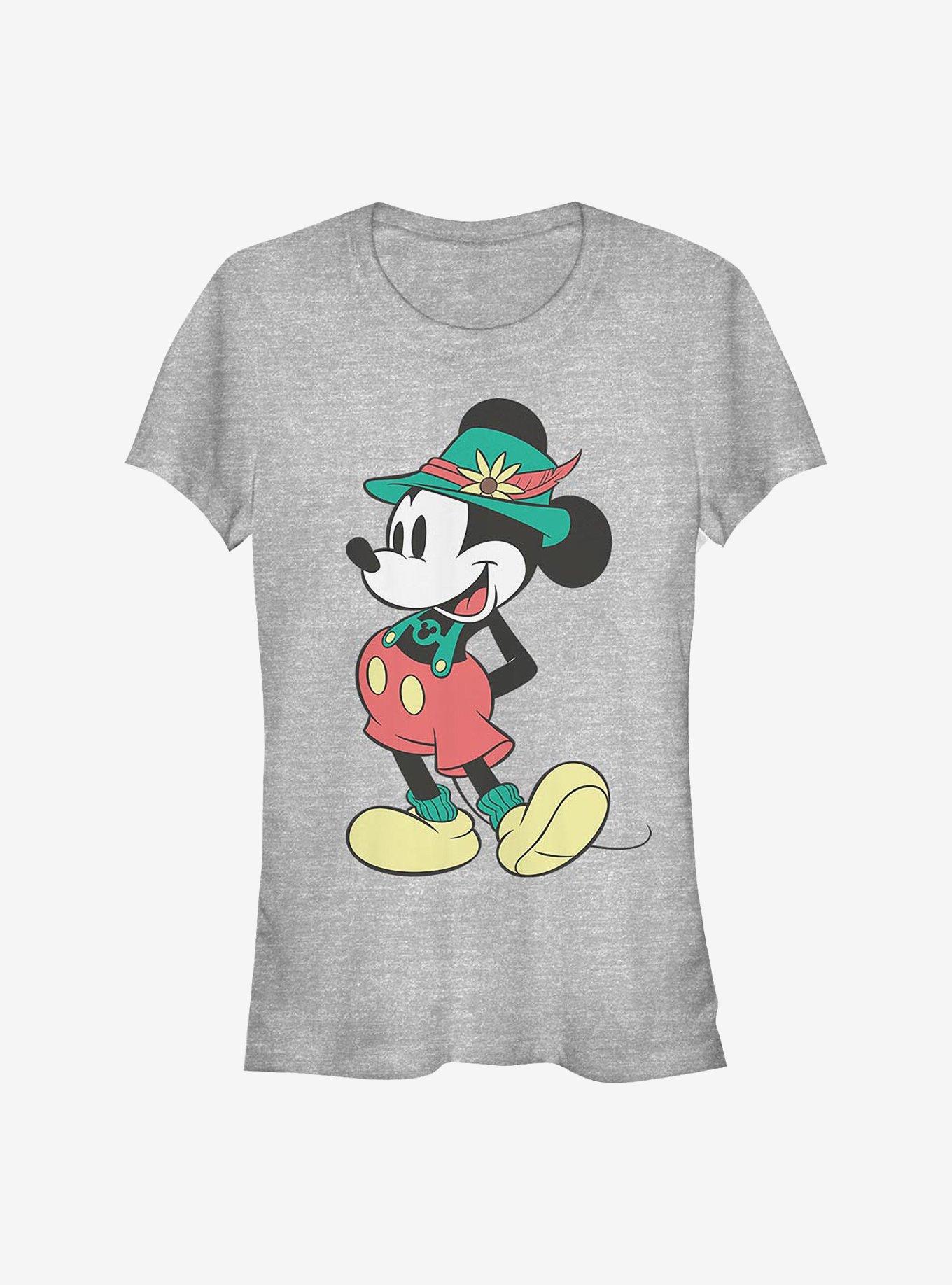 Disney Mickey Mouse Lederhosen Basics Girls T-Shirt, ATH HTR, hi-res