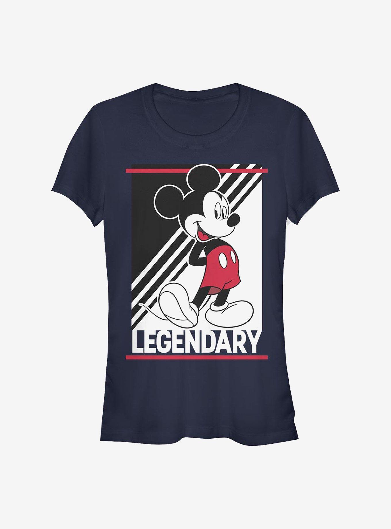 Disney Mickey Mouse Legend Of Mickey Girls T-Shirt, NAVY, hi-res