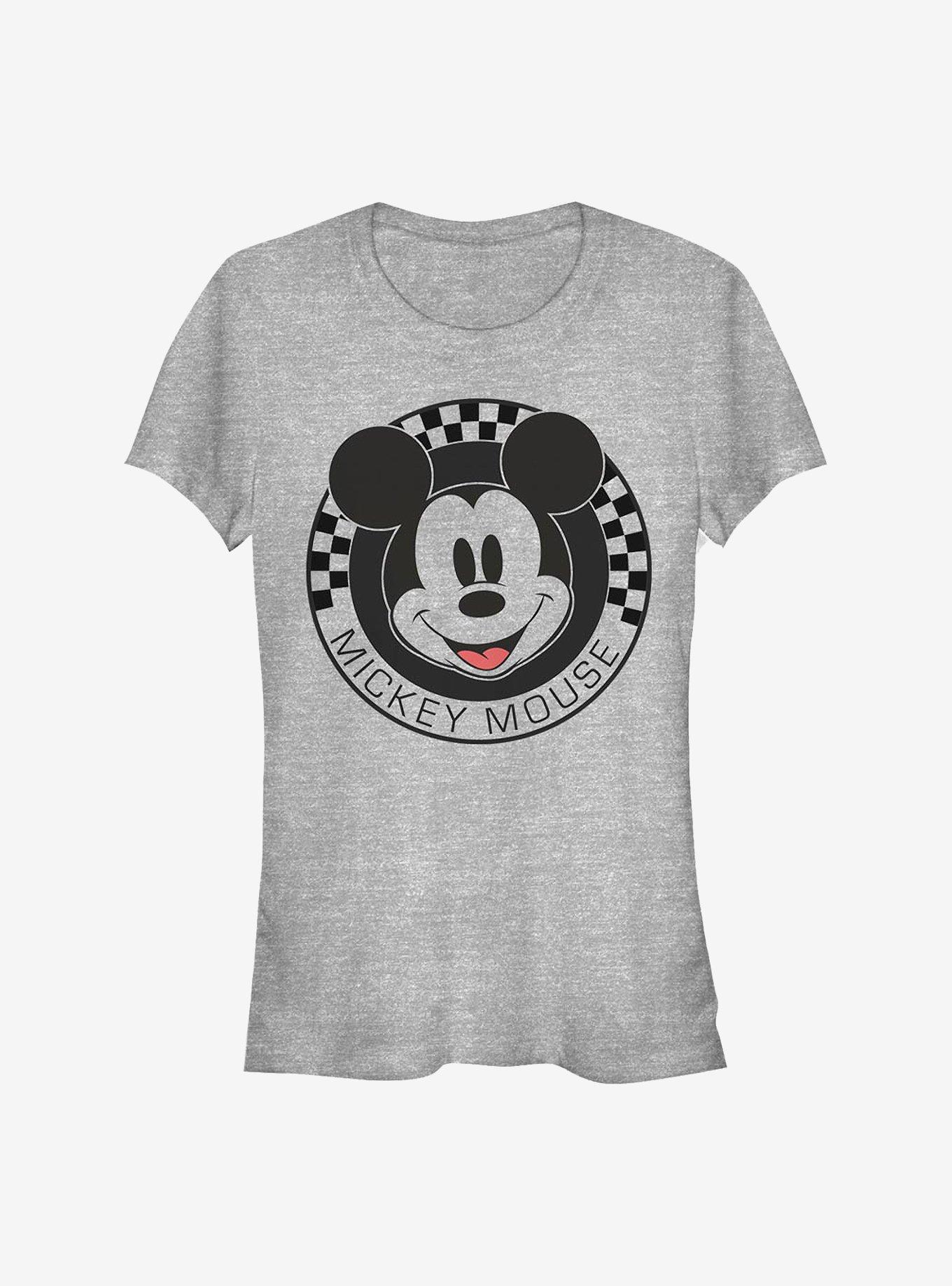 Disney Mickey Mouse Mickey Mouse Checkered Girls T-Shirt, ATH HTR, hi-res