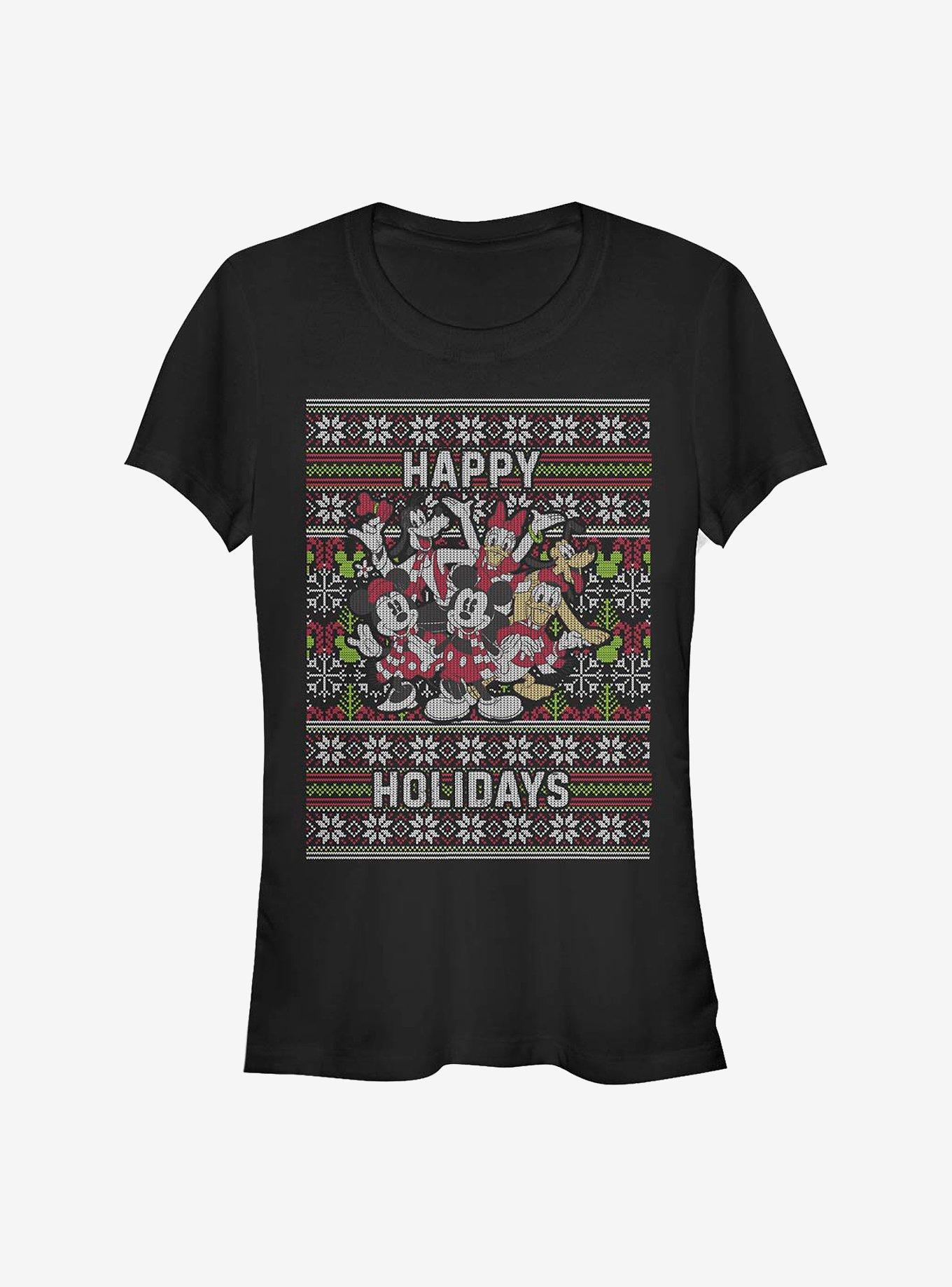 Disney Mickey Mouse Holiday Six Sweater Girls T-Shirt, , hi-res