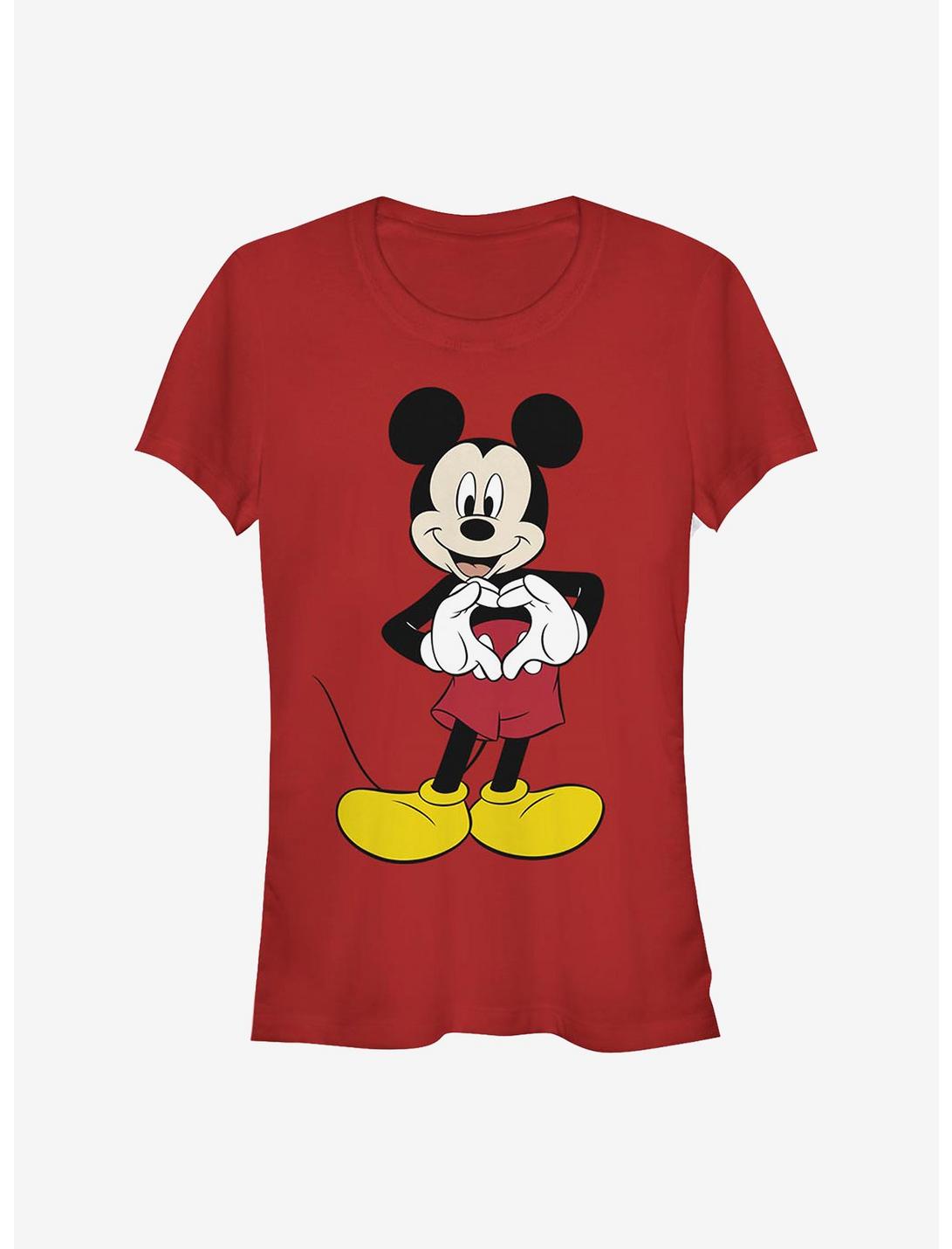 Disney Mickey Mouse Mickey Love Girls T-Shirt, RED, hi-res