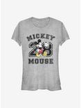 Disney Mickey Mouse Mickey Mouse Collegiate Girls T-Shirt, ATH HTR, hi-res