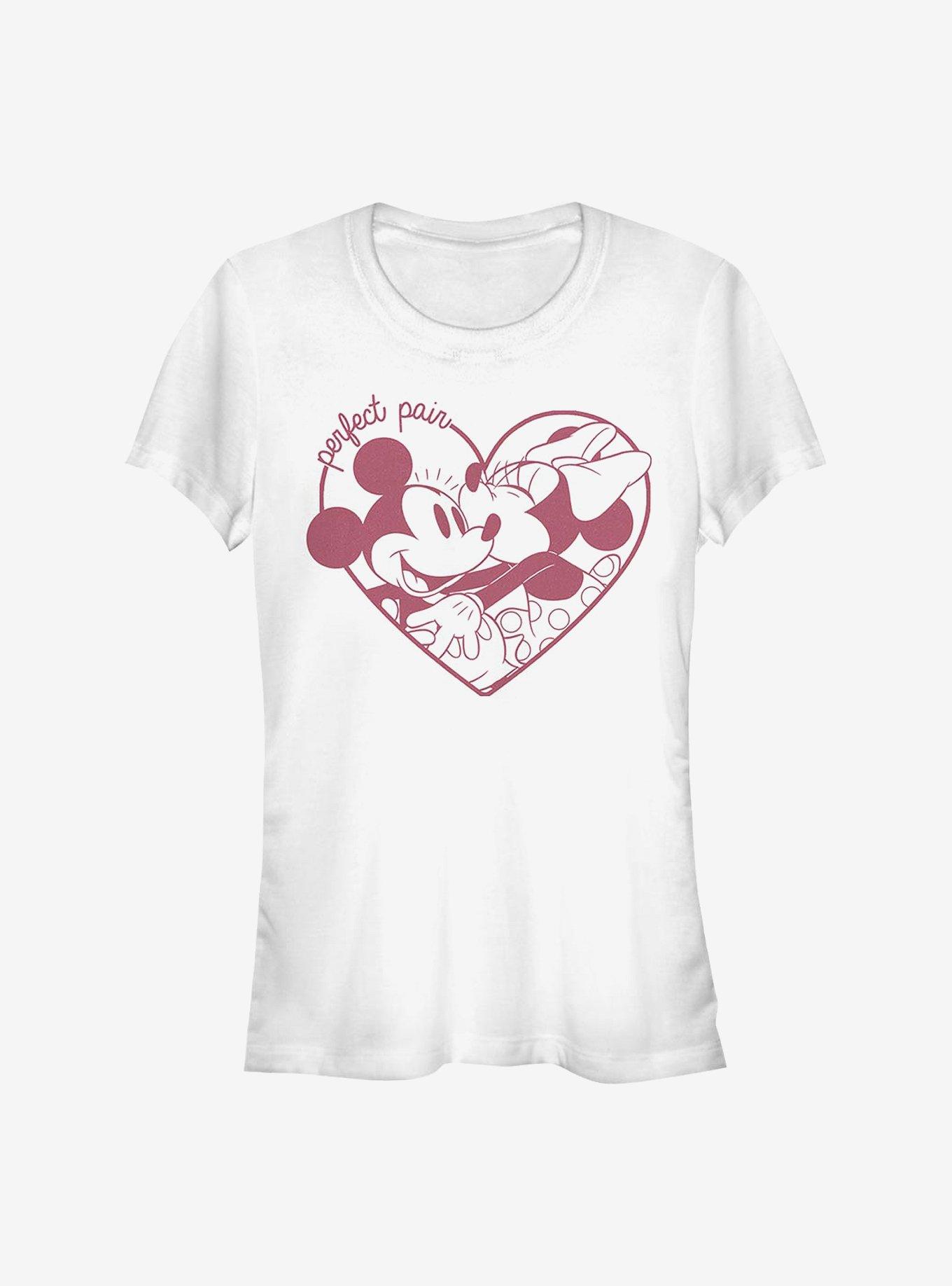 Disney Mickey Mouse & Minnie Mouse Perfect Pair Girls T-Shirt