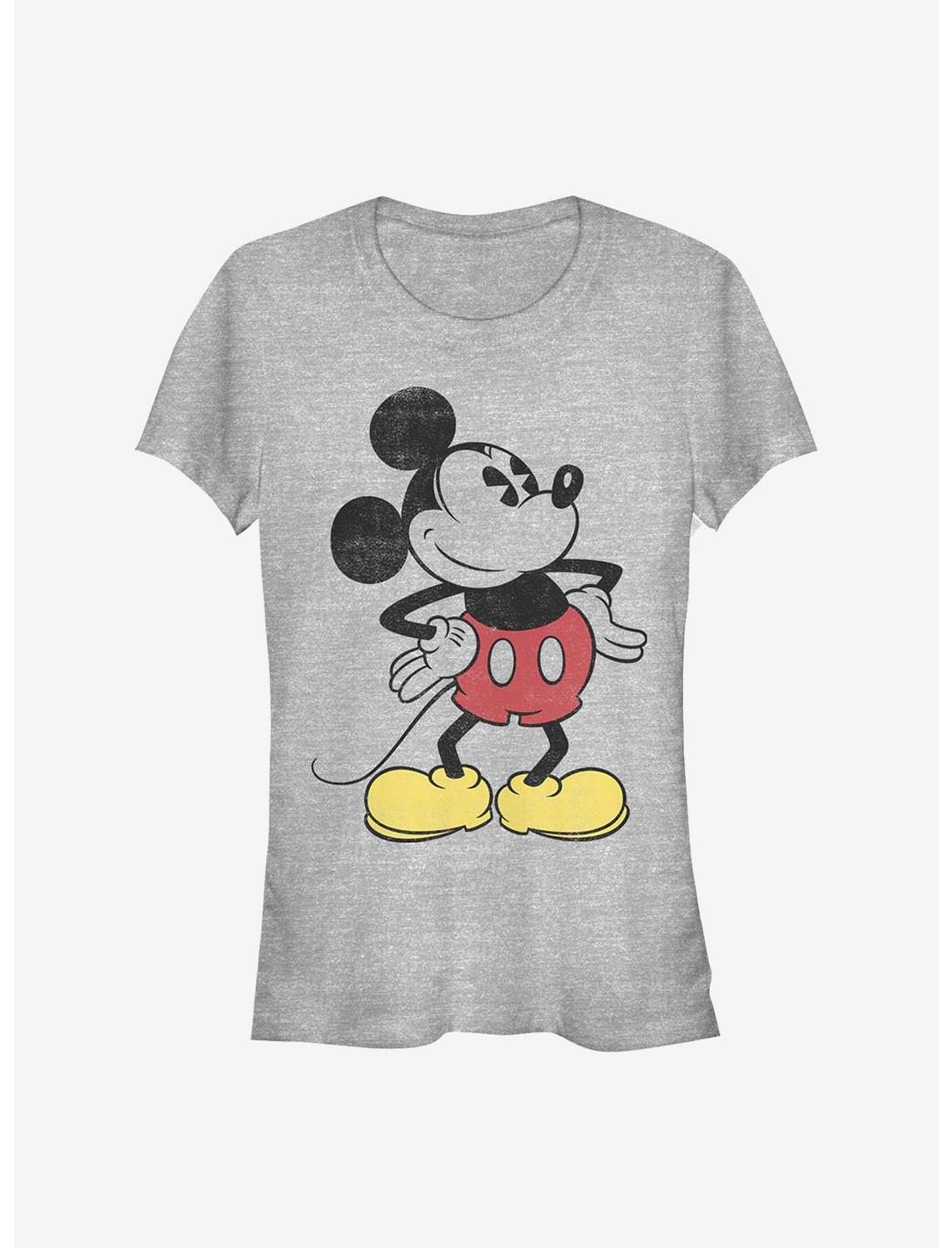 Disney Mickey Mouse Classic Vintage Mickey Girls T-Shirt, ATH HTR, hi-res