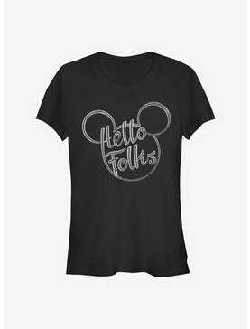 Disney Mickey Mouse Hello Folks Girls T-Shirt, , hi-res