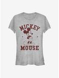 Disney Mickey Mouse Mickey Goes To College Girls T-Shirt, ATH HTR, hi-res