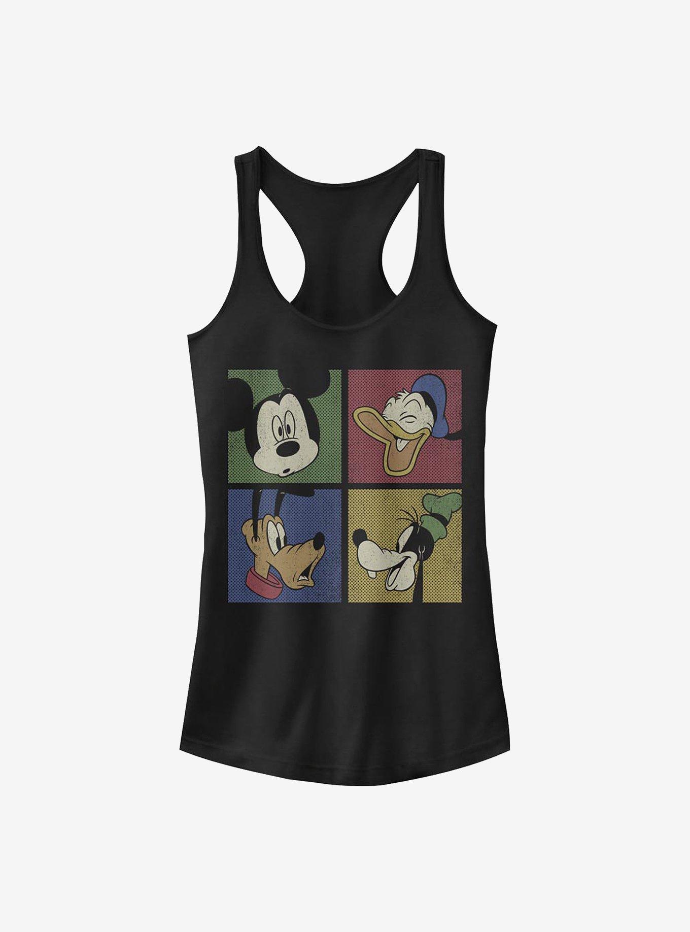 Disney Mickey Mouse Block Party Girls Tank, BLACK, hi-res