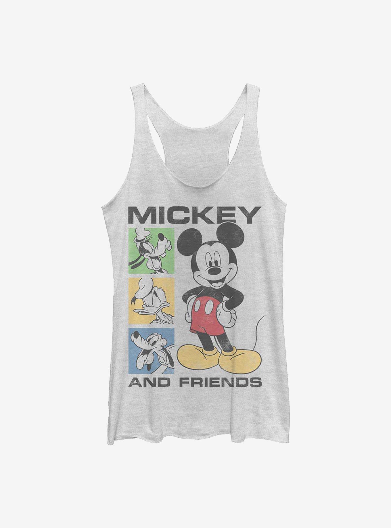 Disney Mickey Mouse Box Seats Girls Tank, WHITE HTR, hi-res