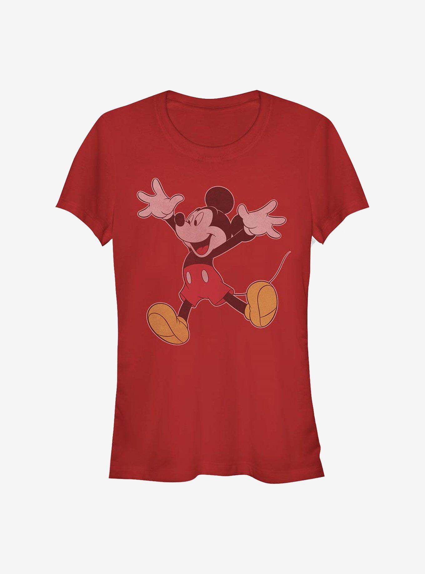 Disney Mickey Mouse Mickey Jump Girls T-Shirt, RED, hi-res