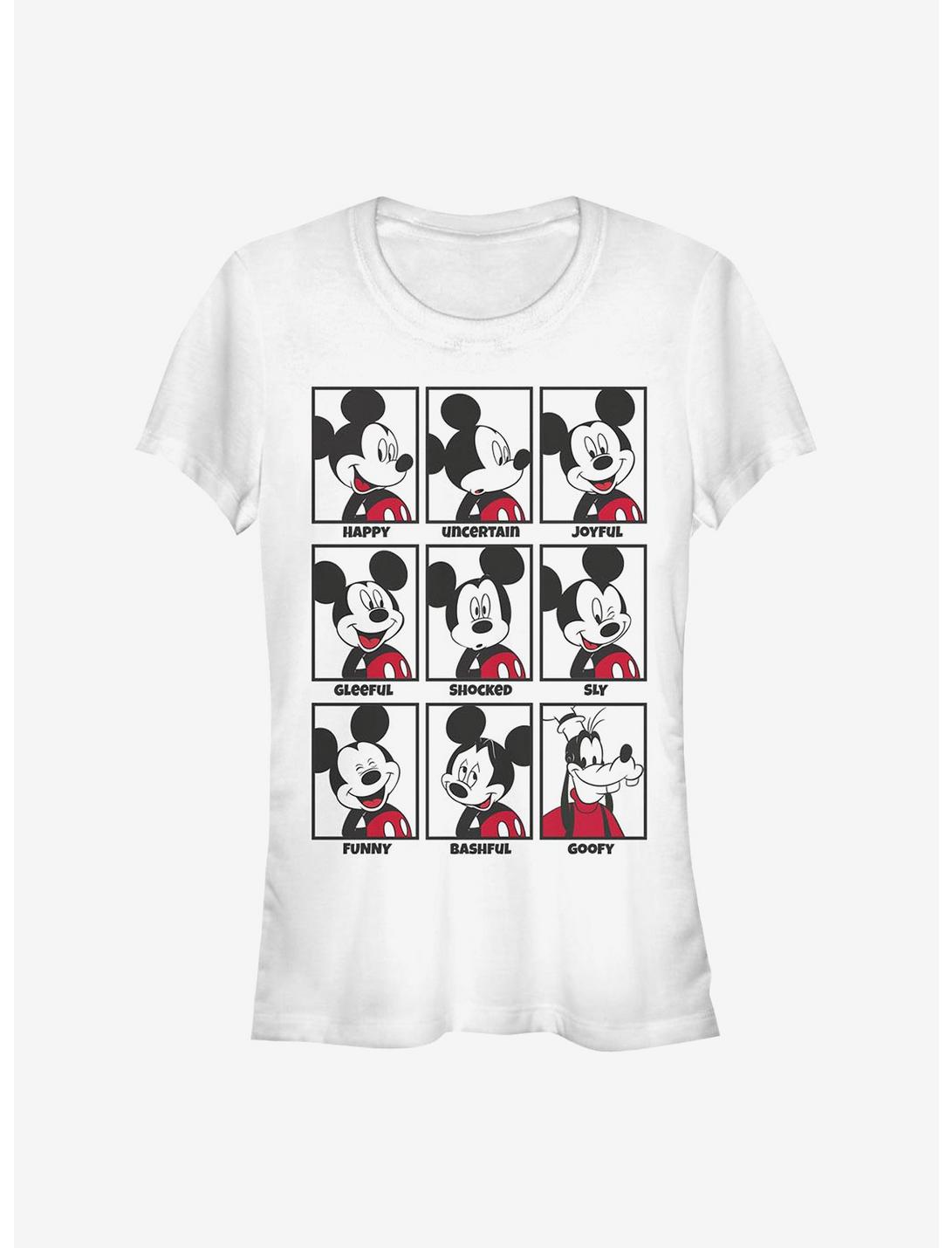 Disney Mickey Mouse Mickey Mood Girls T-Shirt, WHITE, hi-res