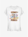 Disney Mickey Mouse Mickey And Friends Girls T-Shirt, WHITE, hi-res