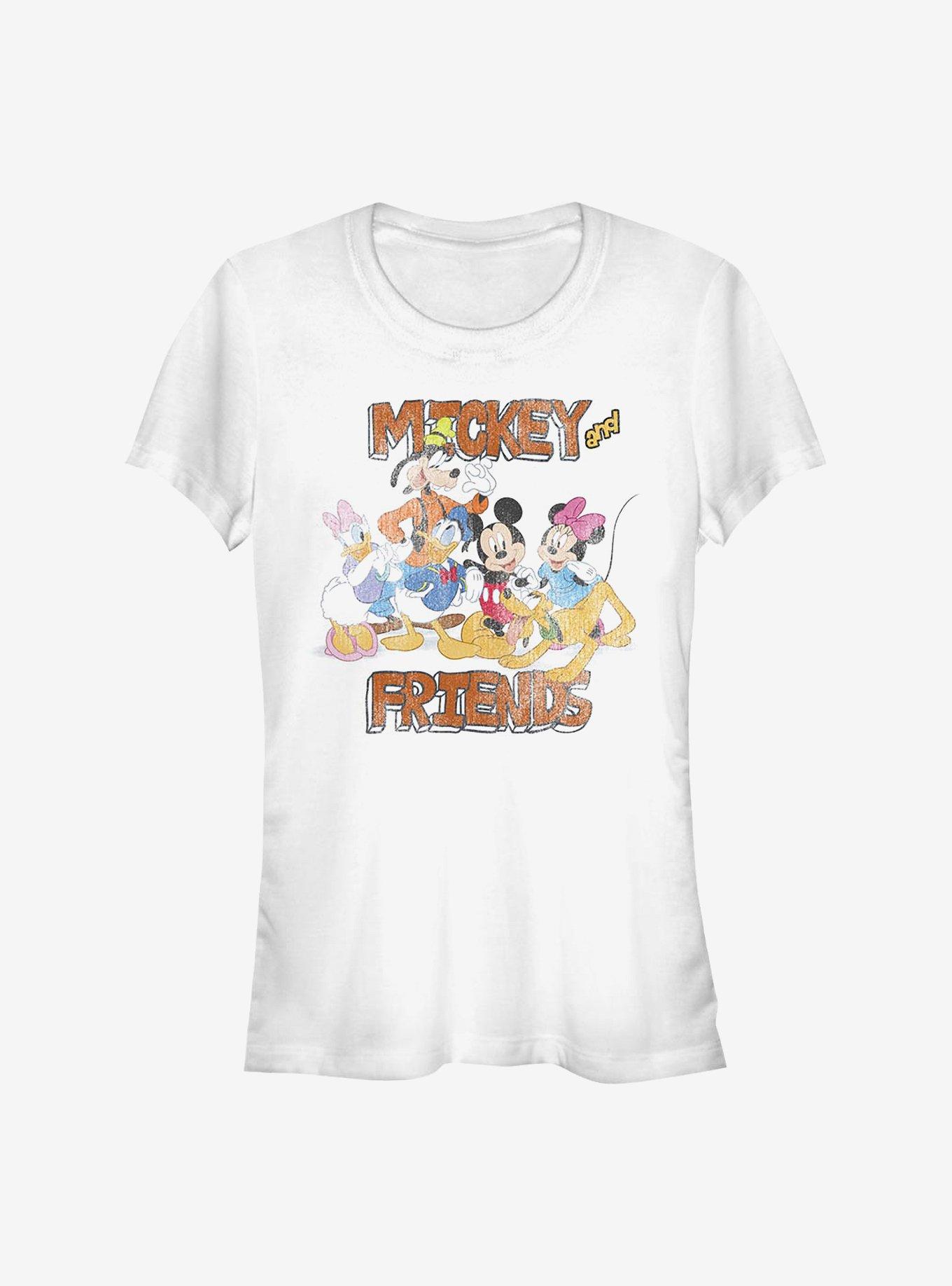 Disney Mickey Mouse Mickey And Friends Girls T-Shirt, WHITE, hi-res