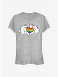 Disney Mickey Mouse Rainbow Love Girls T-Shirt, ATH HTR, hi-res